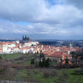 Prague Castle on spring-like day!