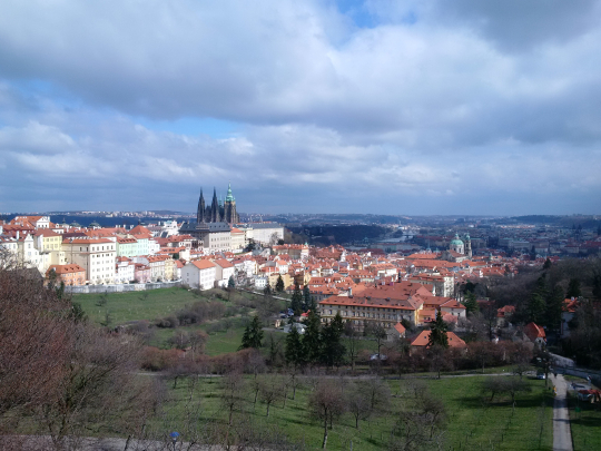 Prague Castle on spring-like day!