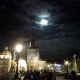 Winter Snowstorm on Charles Bridge