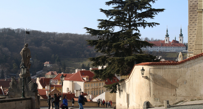 Strahov from Prague Castle