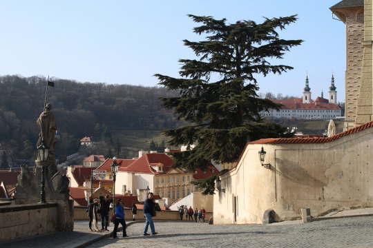 Strahov from Prague Castle