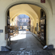 Mala Strana Courtyard Illuminated by Winter Sun