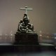 Saint Ludmila on a Winters Snowy Eve on Charles Bridge